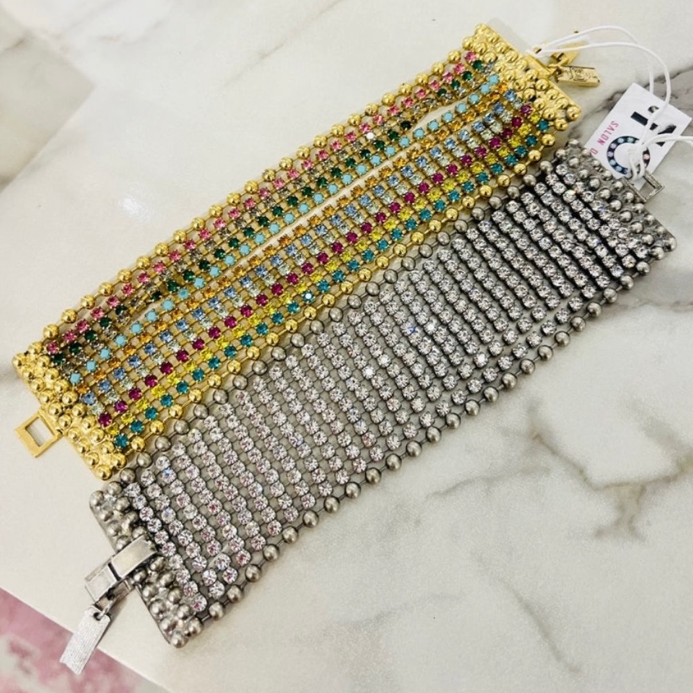Multi Mini Crystal Strand Cuff! - image 2